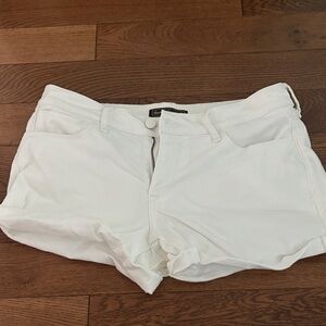 Abercrombie & Fitch White Women's Denim Shorts